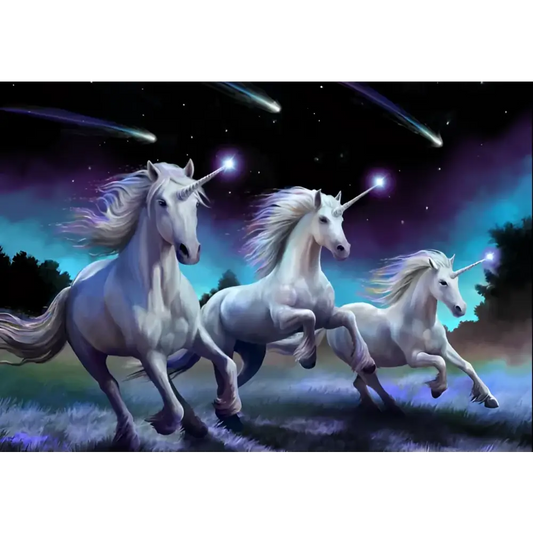 Anne Stokes 10’’x8’’ Wall Plaque - Shooting Stars - canvas plaque