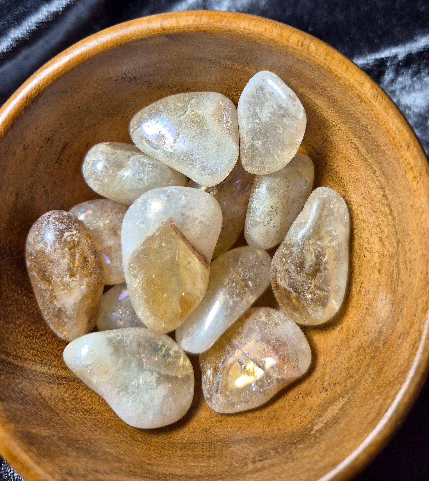 Choice Of Tumble Stones From Shell  Jasper, Red Banded Jasper, Angelite, Green Jasper And Aura Citrine.