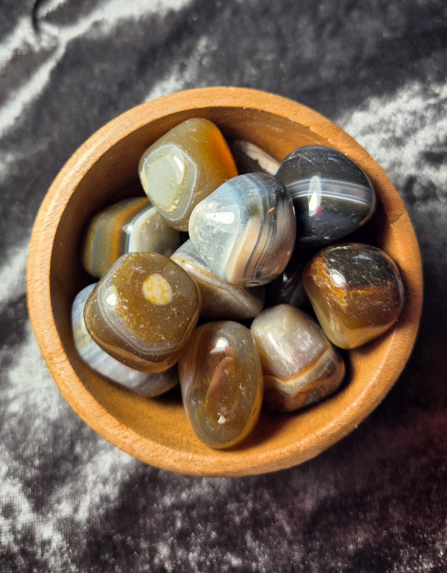 Choice Of Tumble Stones you will receive two From Starry Jasper, Red Dalmatian Jasper,  Unakite,  Brown Banded Agate,  Silver Leaf Jasper &  Garnet