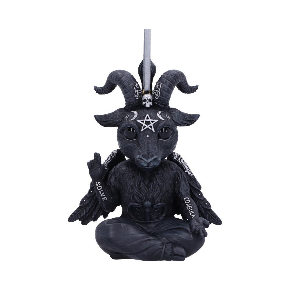 Baphoboo Hanging Ornament 11cm Baphoboo Black Baby Baphomet Hanging Decorative Ornament 11cm by Nemesis Now