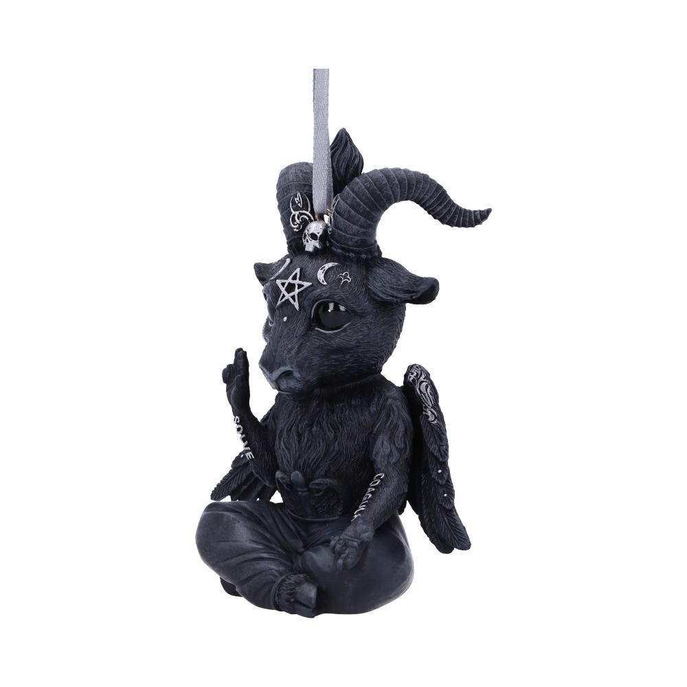 Baphoboo Hanging Ornament 11cm Baphoboo Black Baby Baphomet Hanging Decorative Ornament 11cm by Nemesis Now