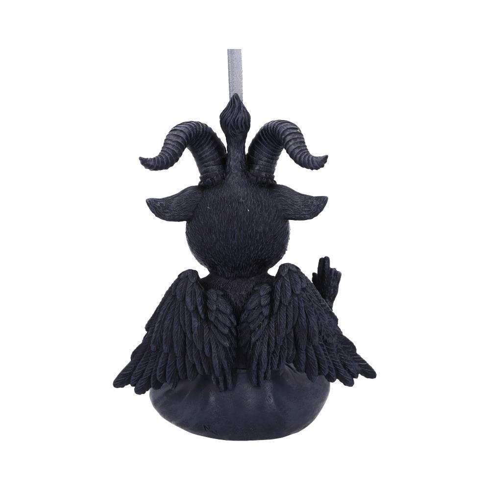 Baphoboo Hanging Ornament 11cm Baphoboo Black Baby Baphomet Hanging Decorative Ornament 11cm by Nemesis Now