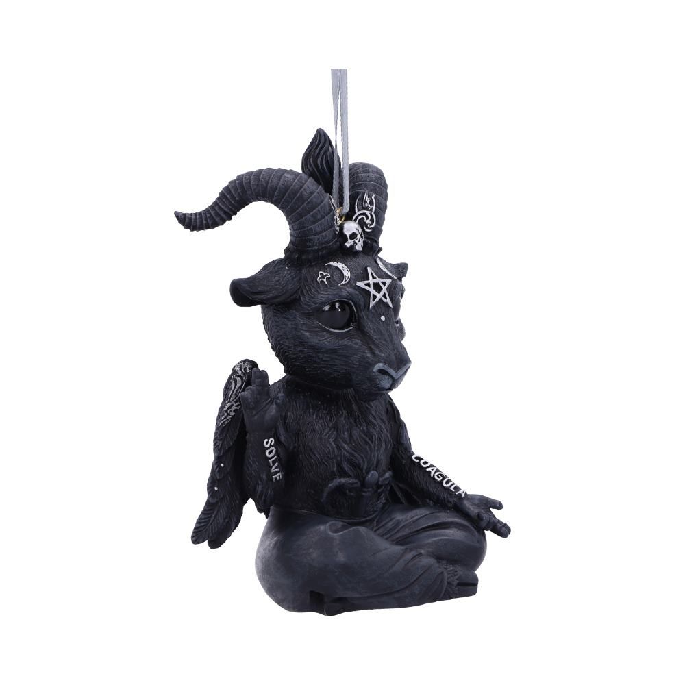 Baphoboo Hanging Ornament 11cm Baphoboo Black Baby Baphomet Hanging Decorative Ornament 11cm by Nemesis Now