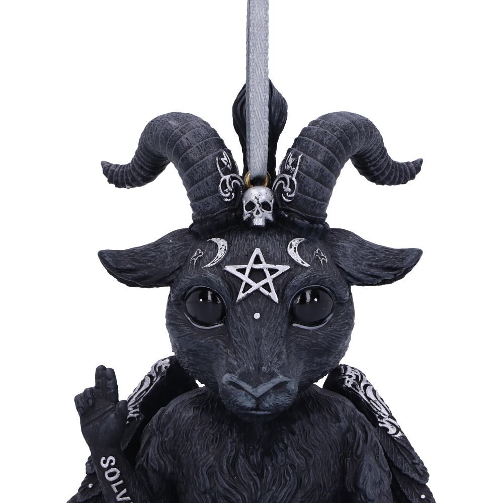 Baphoboo Hanging Ornament 11cm Baphoboo Black Baby Baphomet Hanging Decorative Ornament 11cm by Nemesis Now