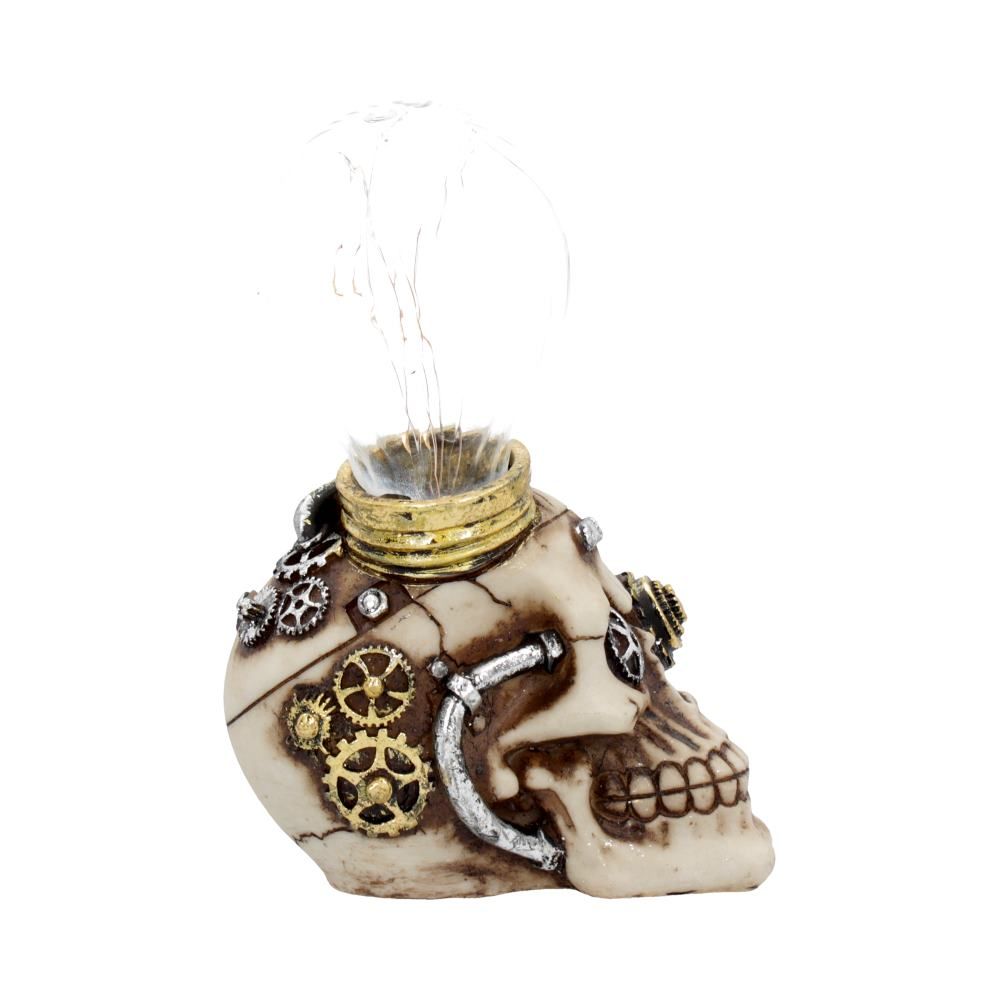 Bright Idea 17cm Bright Idea Light up Steampunk Skull Ornament 17cm