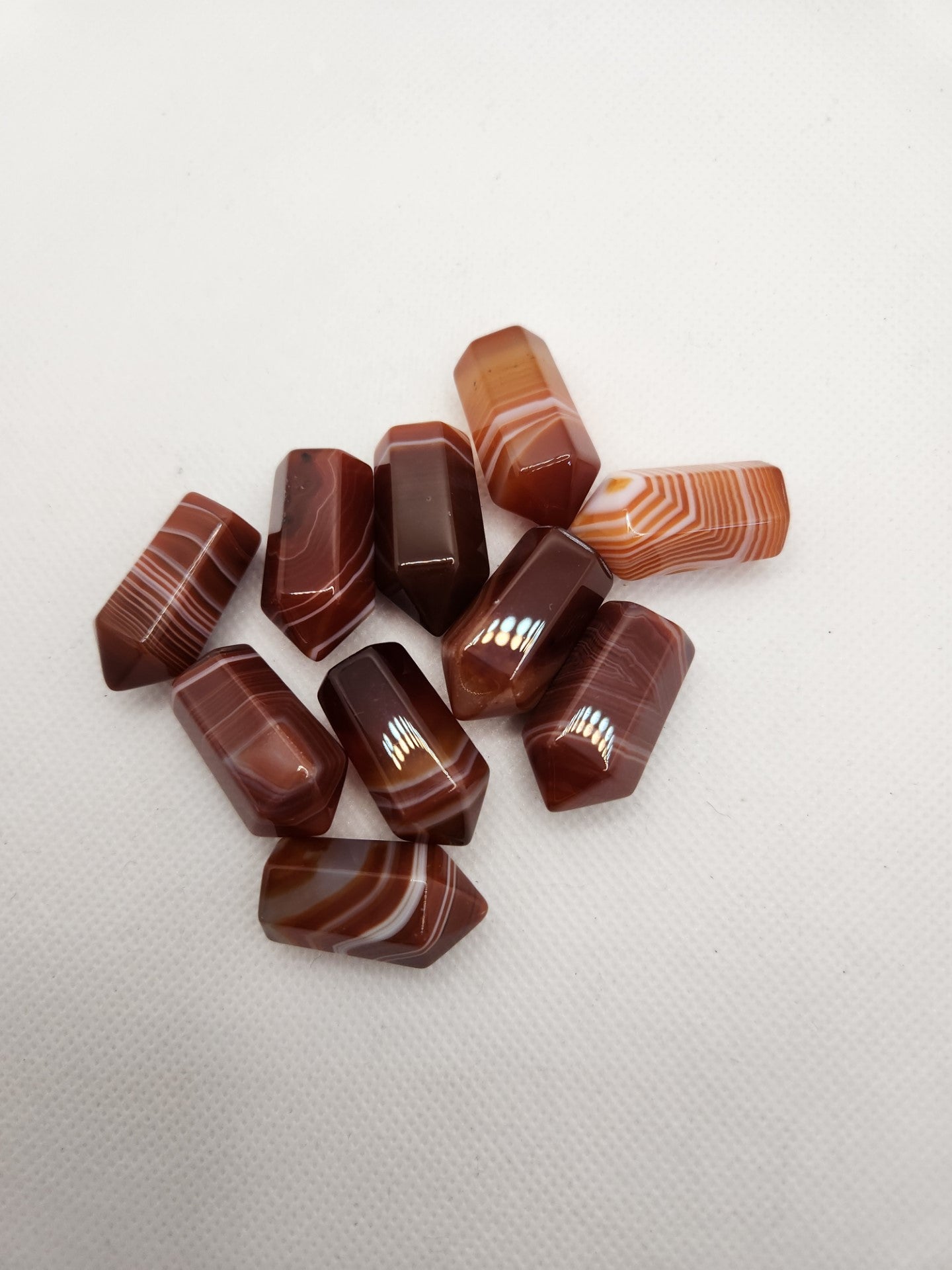 Lovely High Grade Carnelian Mini Towers - Approx. 1 inch - 10 available