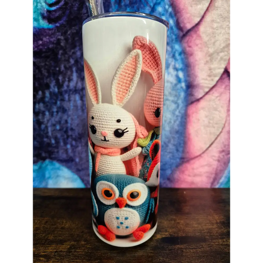 Crotchet Animals 20oz Tumbler - delightful gift - Tumbler