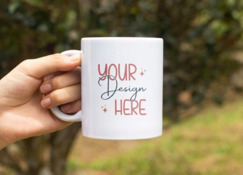 Personalised 11oz Mug - Custom Printed Cup for Special Occasions and Christmas Gifts - Drinkware, Tumblers