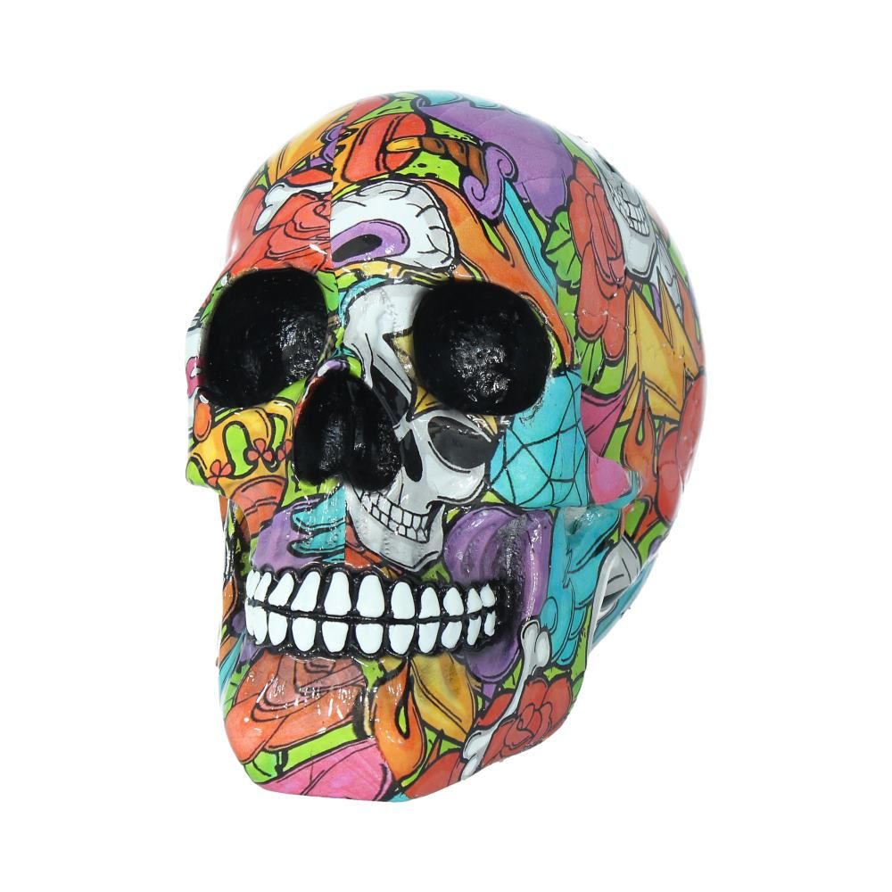 Calypso 19cm Calypso Graphic Art Printed Skull