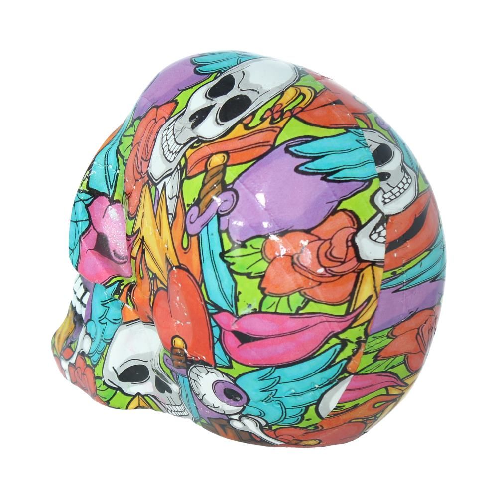 Calypso 19cm Calypso Graphic Art Printed Skull