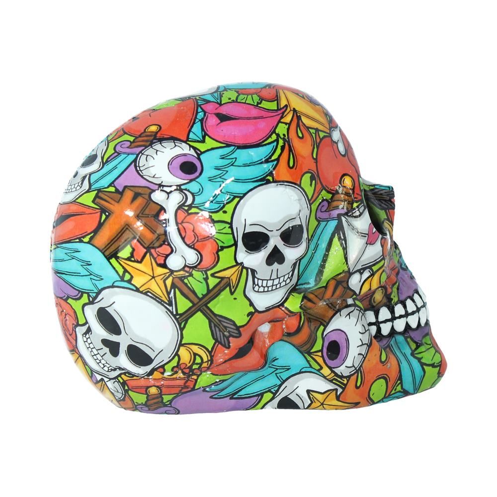 Calypso 19cm Calypso Graphic Art Printed Skull