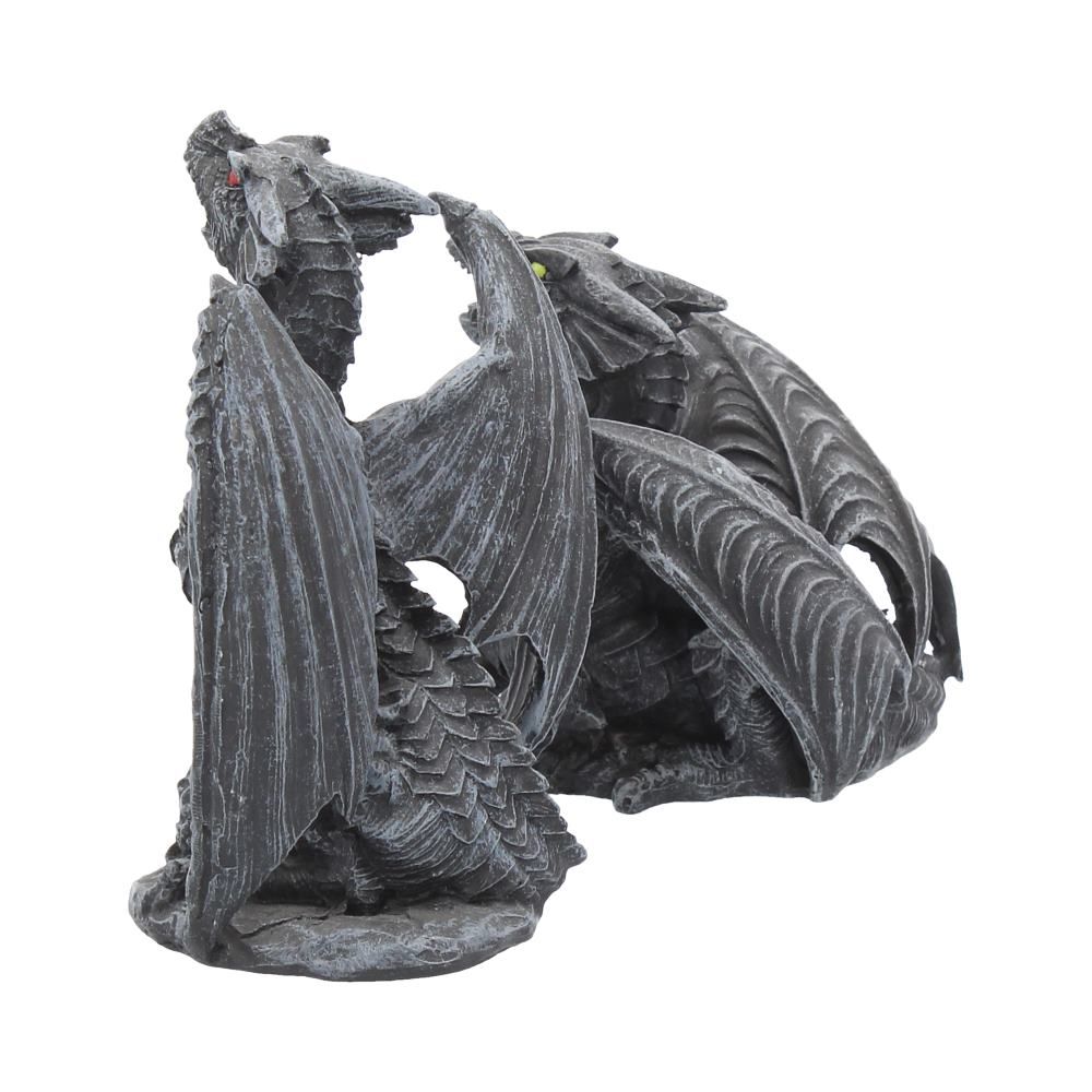 Dark Fury (Set of 2) 10cm Dark Fury (Set of 2) Obsidian Dragon Figurines 10cm by NEMESIS NOW