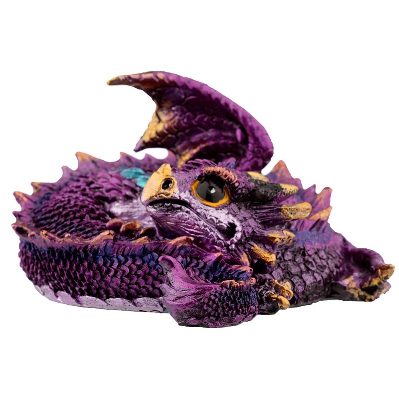 Elements Curled Up Dragons (Set of 2)