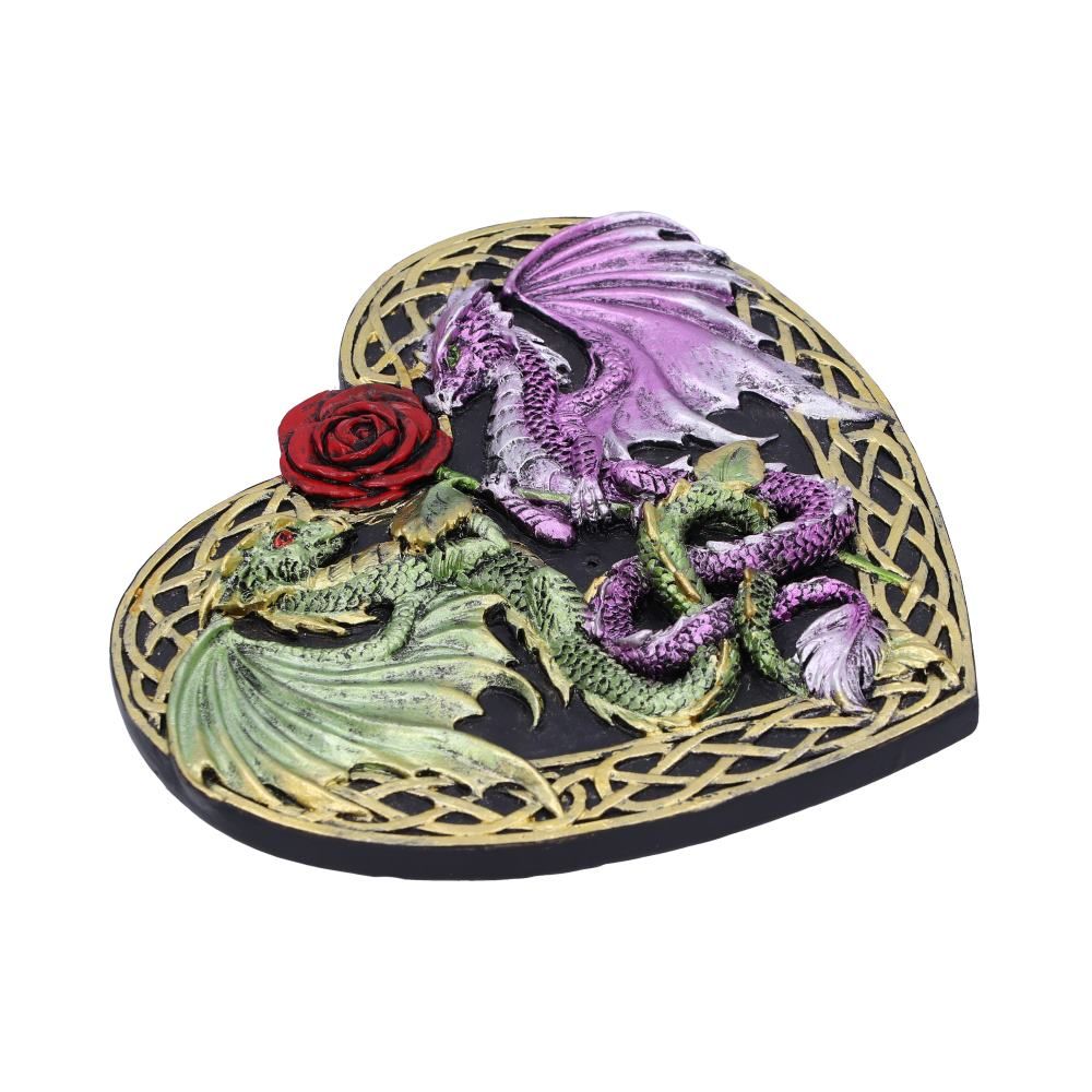 Dragon Love Incense Burner 14cm Dragon Love Heart Incense Burner 14cm