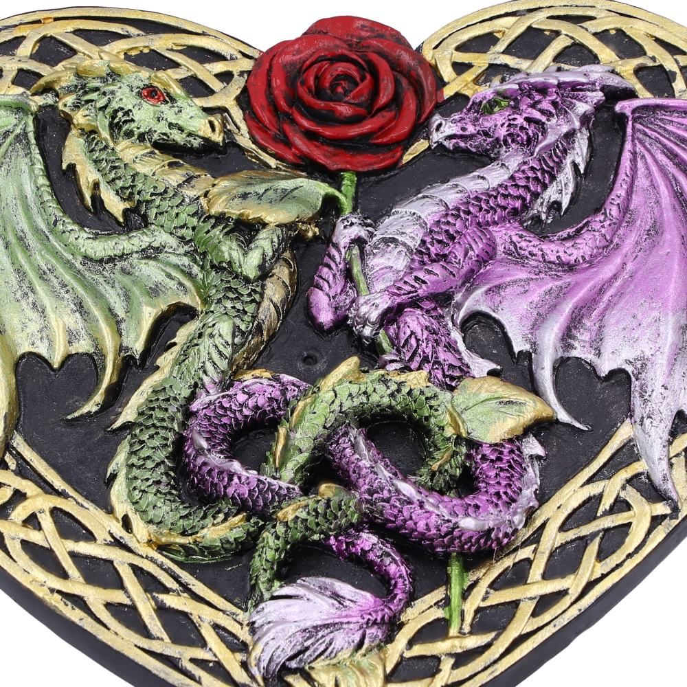 Dragon Love Incense Burner 14cm Dragon Love Heart Incense Burner 14cm