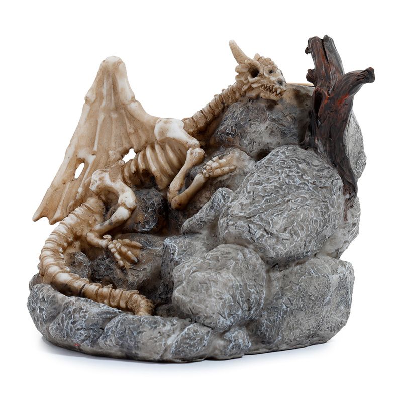 Shadows of Darkness Sleeping Bones Dragon Skull Backflow Incense Burner