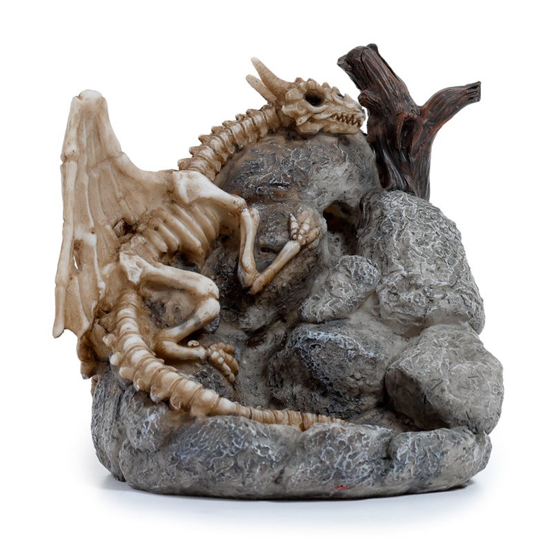 Shadows of Darkness Sleeping Bones Dragon Skull Backflow Incense Burner