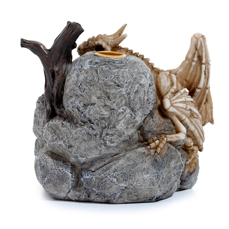 Shadows of Darkness Sleeping Bones Dragon Skull Backflow Incense Burner