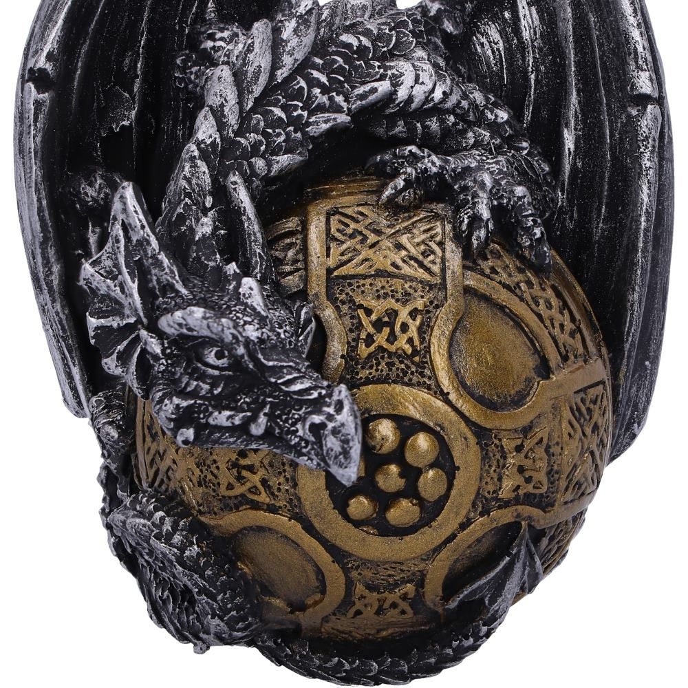 Elden Hanging Ornament 8cm Elden Festive Hanging Dragon Ornament by NEMESIS NOW