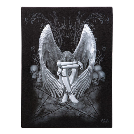 19X25CM ENSLAVED ANGEL CANVAS PLAQUE BY SPIRAL DIRECT