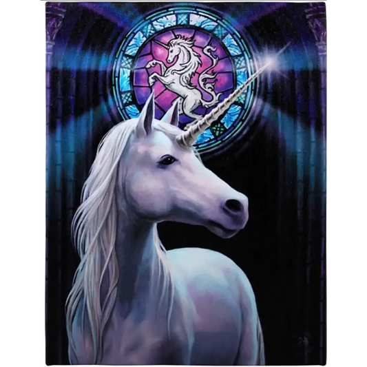 Enlightenment by Anne Stokes - 10’’ x 7.5’’ Canvas Wall Art on a wooden back-frame