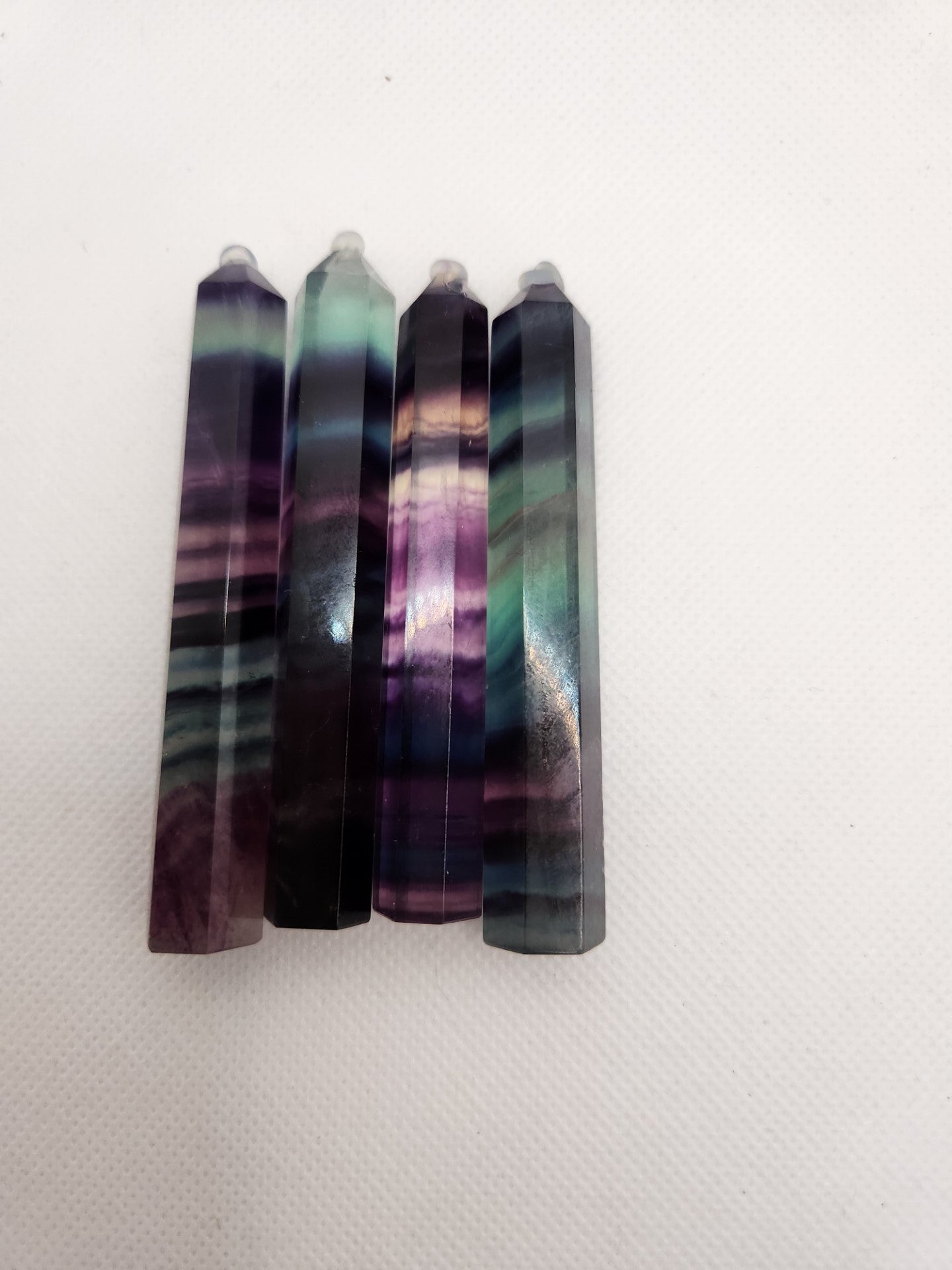 Lovely High Grade Rainbow Fluorite Tower - 9 available