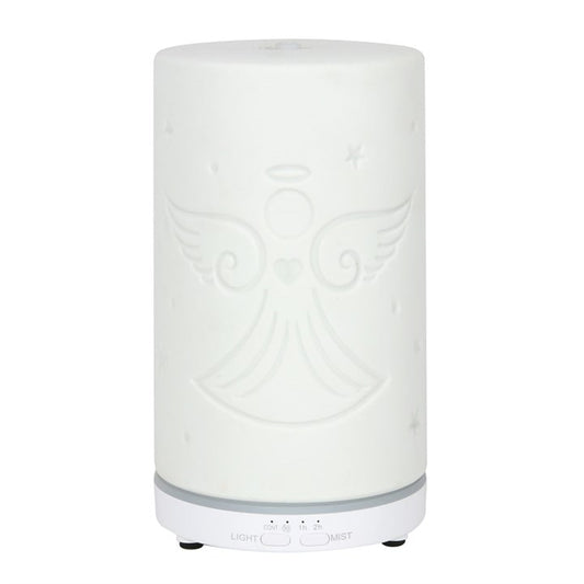 WHITE CERAMIC GUARDIAN ANGEL Electric Aroma Diffuser