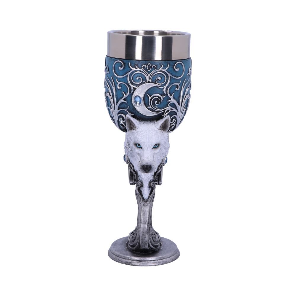 Wild at Heart Goblets 18.5cm (Set of 2) Wild at Heart Twin Wolf Heart Set of Two Goblets