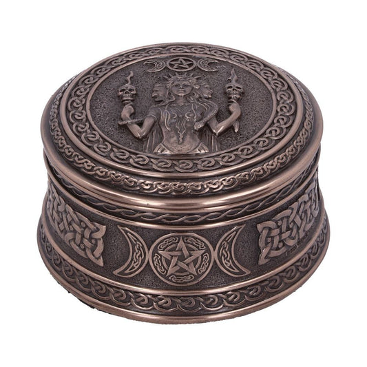 Triple Moon Goddess Box 9.5cm Bronze Triple Moon Goddess Box 9.5cm