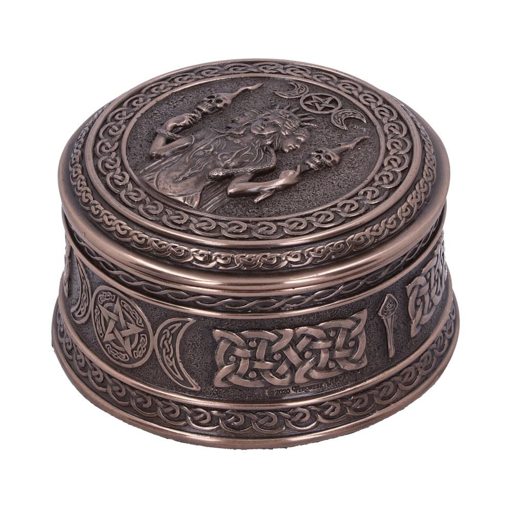 Triple Moon Goddess Box 9.5cm Bronze Triple Moon Goddess Box 9.5cm