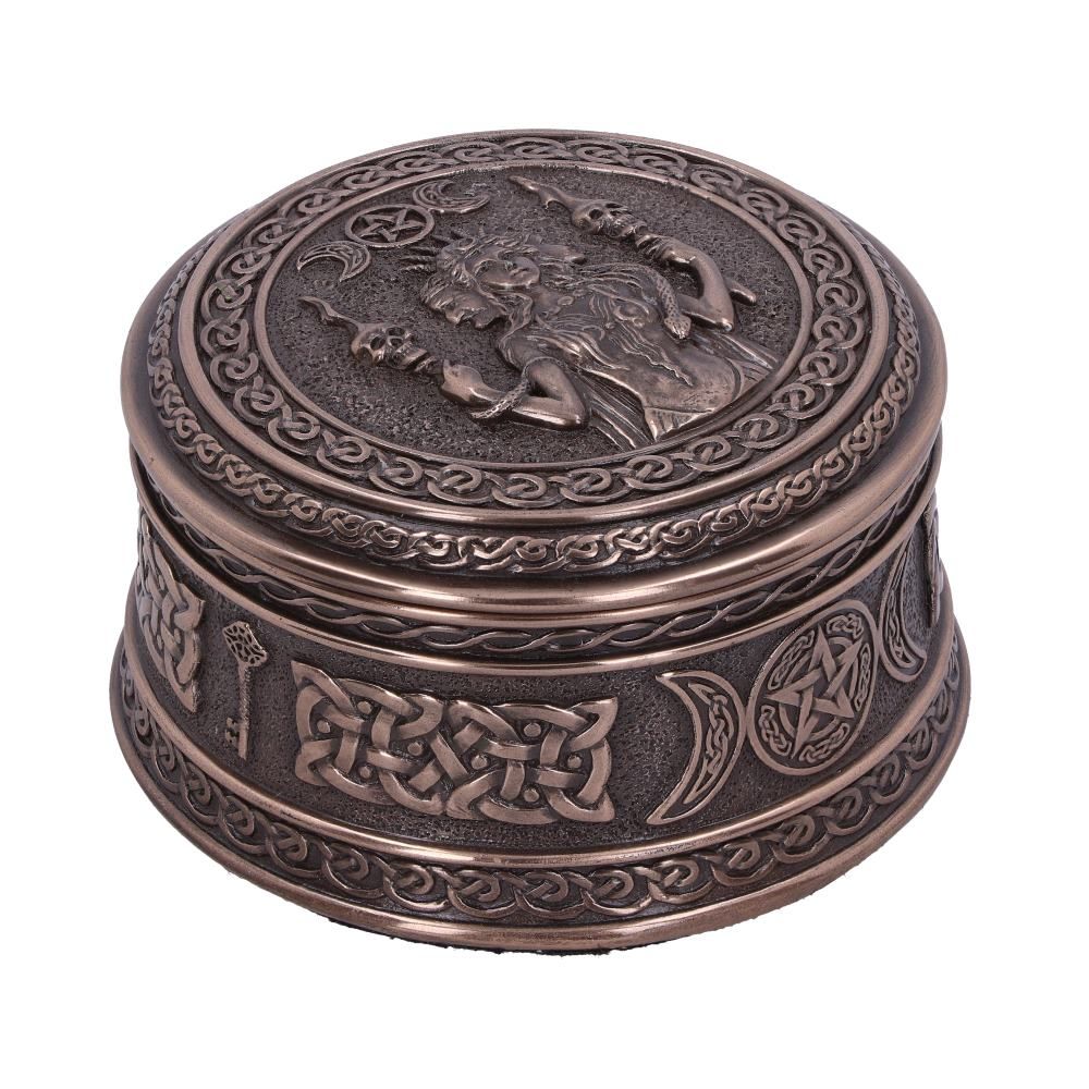 Triple Moon Goddess Box 9.5cm Bronze Triple Moon Goddess Box 9.5cm