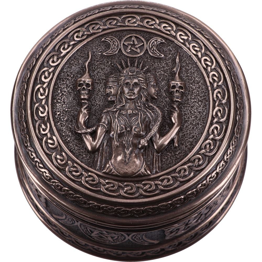 Triple Moon Goddess Box 9.5cm Bronze Triple Moon Goddess Box 9.5cm