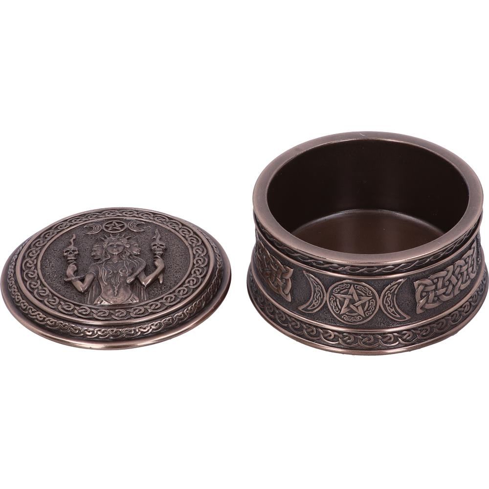 Triple Moon Goddess Box 9.5cm Bronze Triple Moon Goddess Box 9.5cm