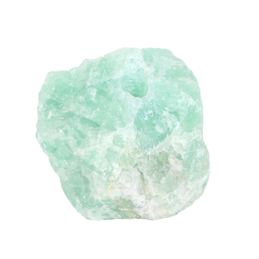 GREEN FLUORITE CRYSTAL INCENSE STICK HOLDER