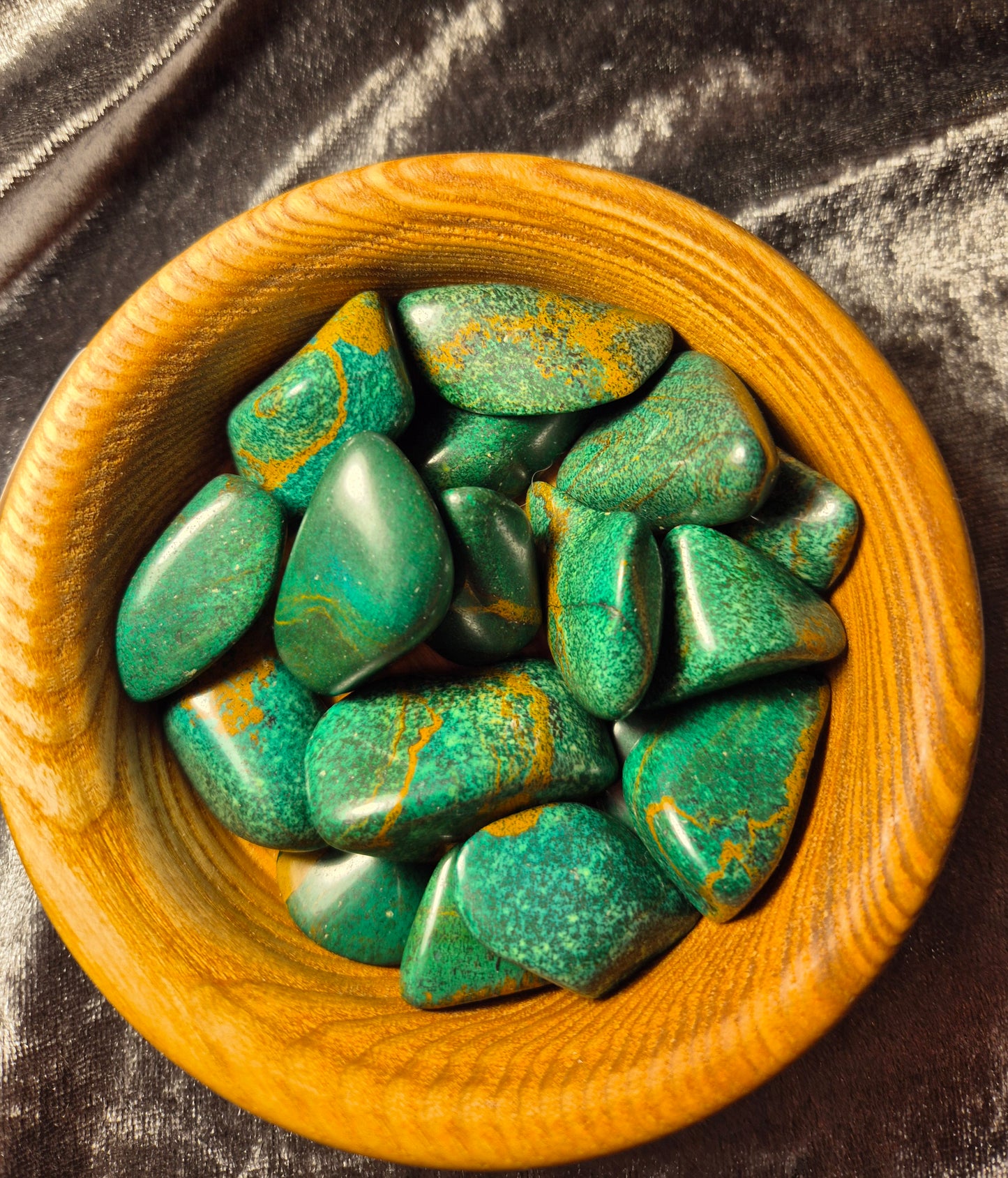 Choice Of Tumble Stones From Shell  Jasper, Red Banded Jasper, Angelite, Green Jasper And Aura Citrine.