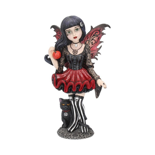 Hazel 16cm Little Shadows Hazel Figurine Gothic Fantasy Cat Fairy Ornament by NEMESIS NOW