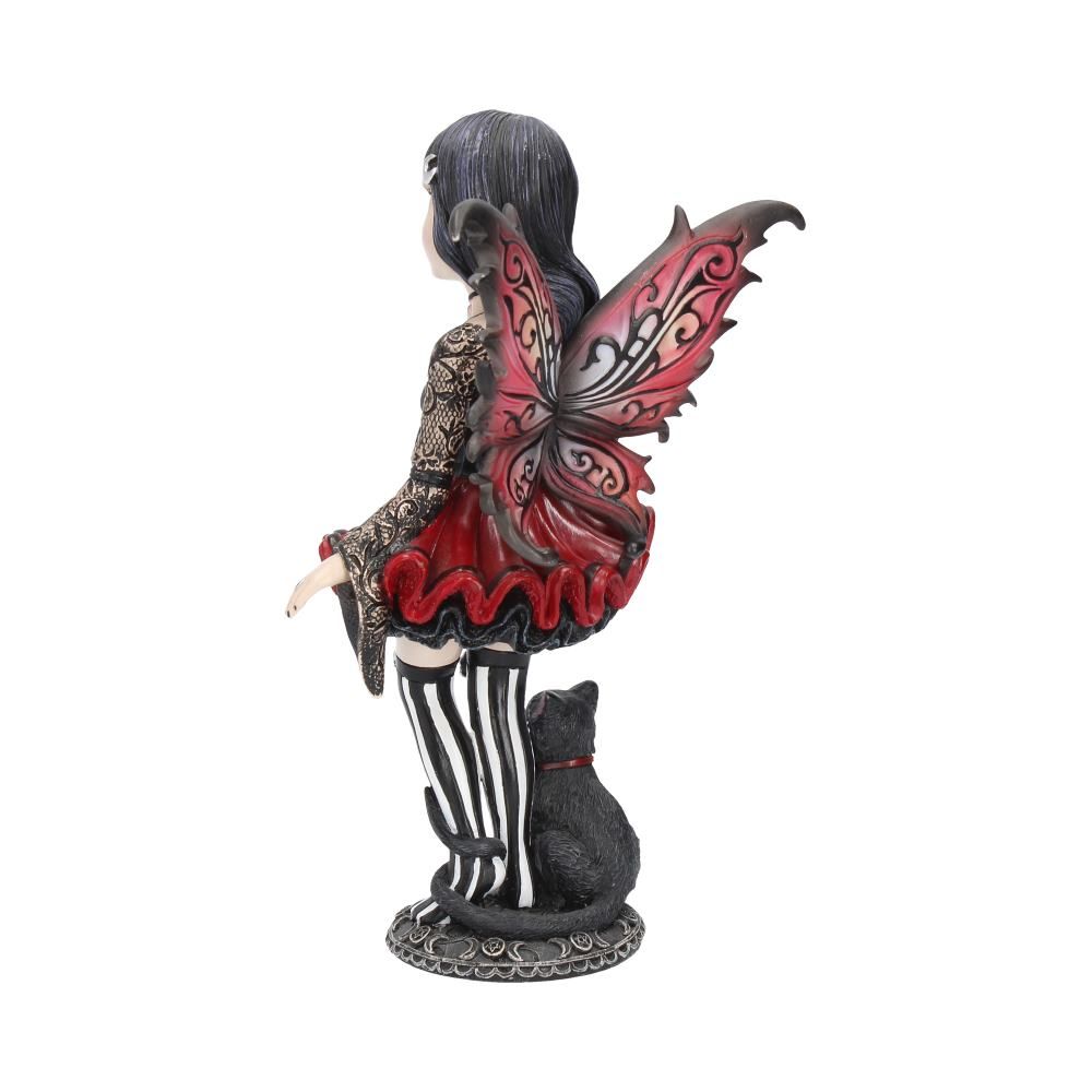 Hazel 16cm Little Shadows Hazel Figurine Gothic Fantasy Cat Fairy Ornament by NEMESIS NOW