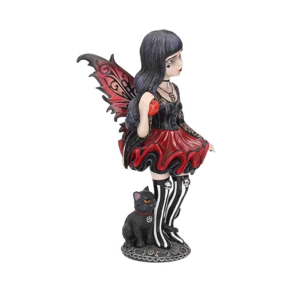 Hazel 16cm Little Shadows Hazel Figurine Gothic Fantasy Cat Fairy Ornament by NEMESIS NOW