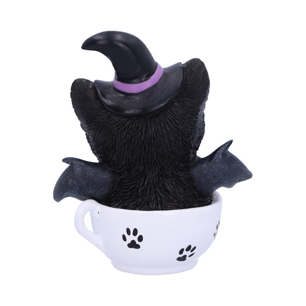 Kit-tea 11.5cm Kit-tea Novelty Tea Cup Witch Cat Figurine by NEMESIS NOW