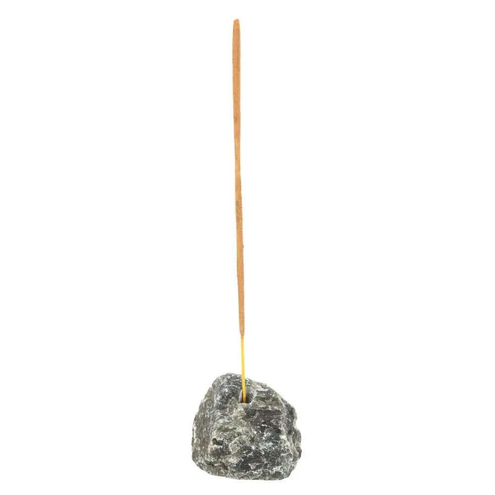 LABRADORITE CRYSTAL INCENSE STICK HOLDER - incense holder