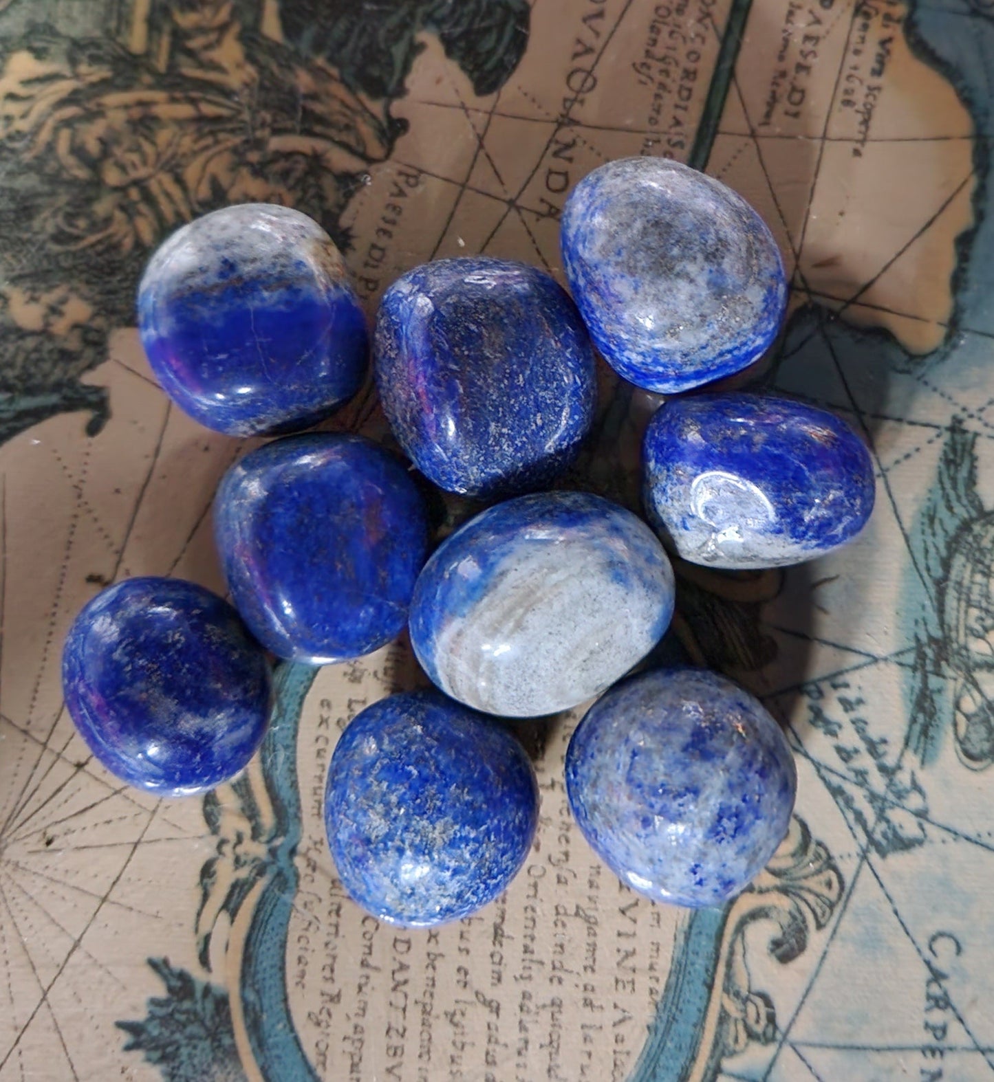 Lovely Large Lapis Lazuli Tumble Stones- Healing crystals