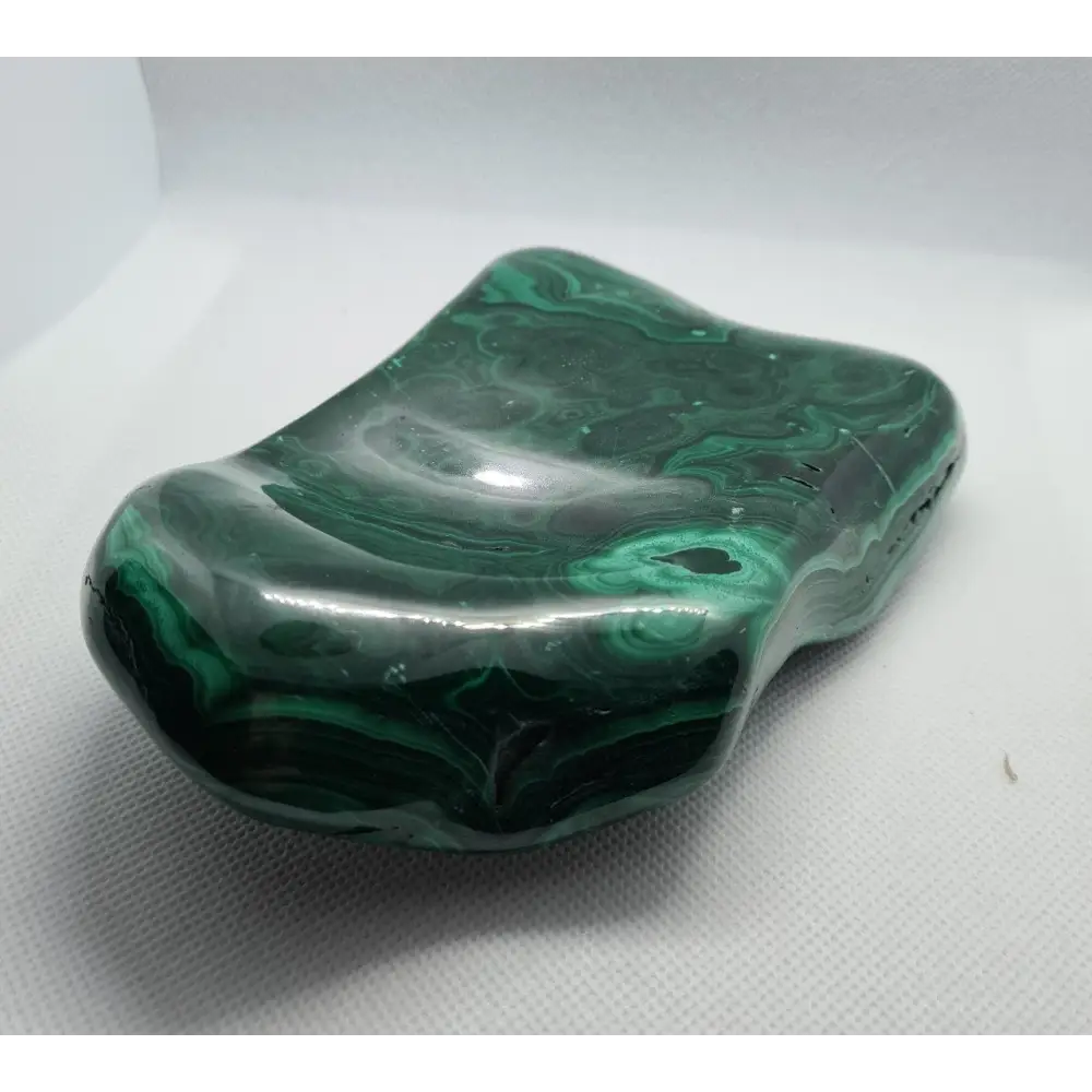 Large Malachite Polished Freeform Slab 803g