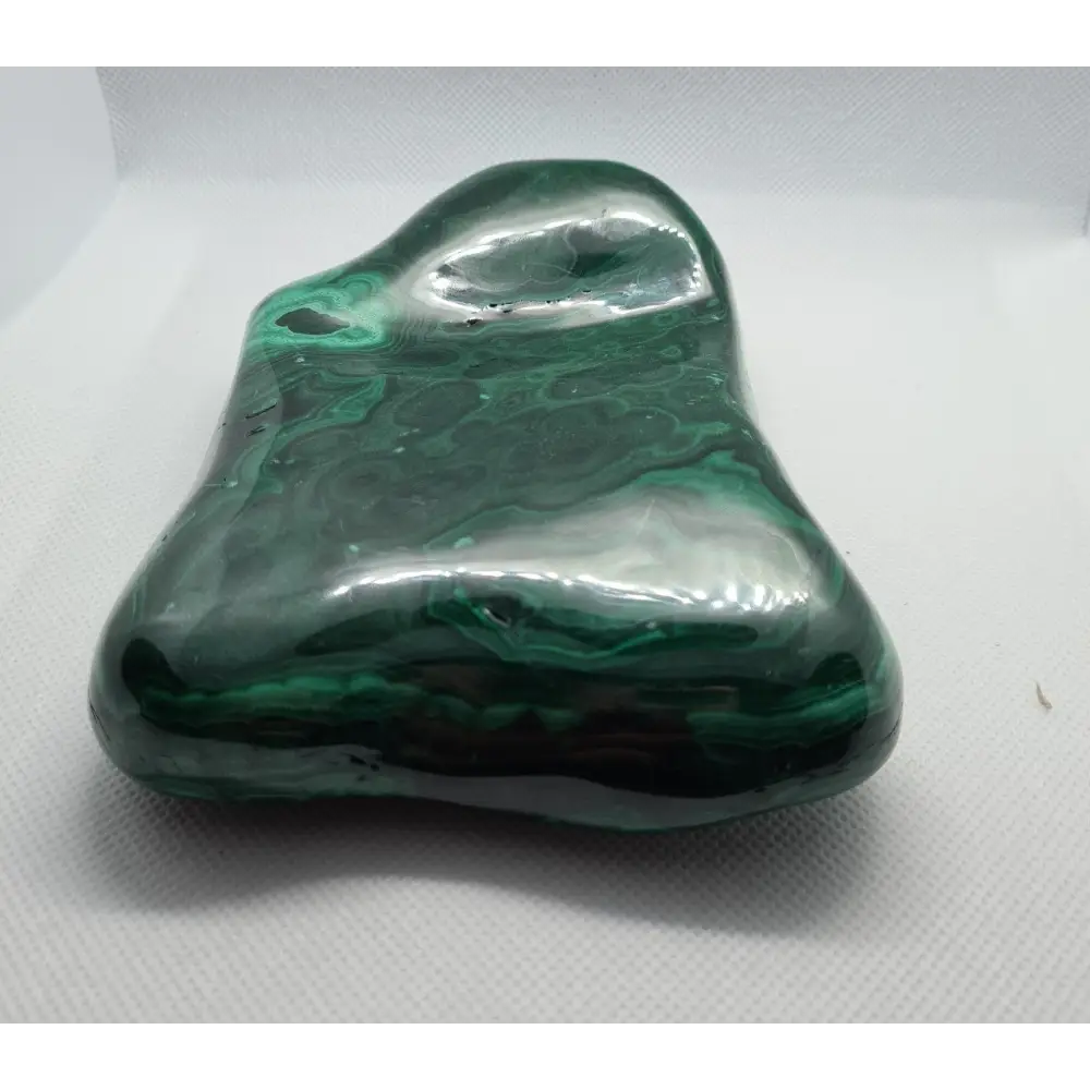 Large Malachite Polished Freeform Slab 803g