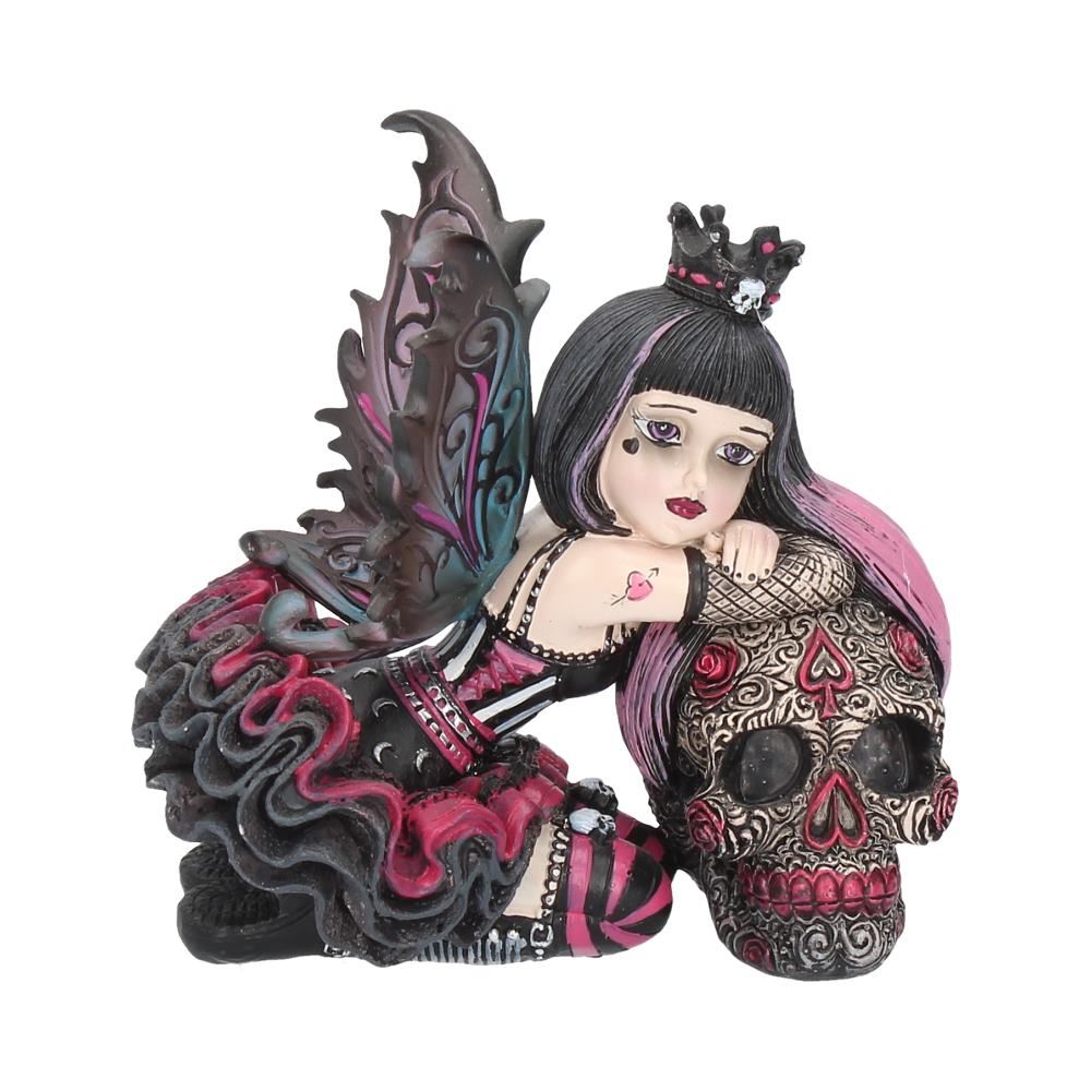 Lolita 12cm Little Shadows Lolita Figurine Gothic Fairy and Sugar Skull Ornament by NEMESIS NOW