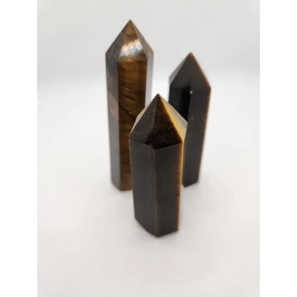 Lovely tiger eye natural gemstone tower - choice of 3 - crystal tower