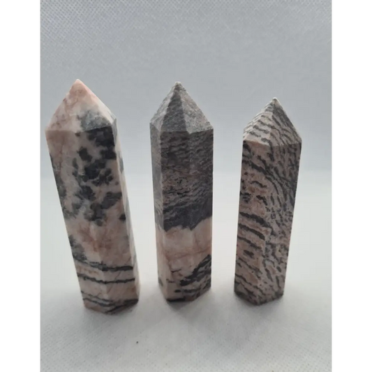 Lovely Zebra Jasper Tower Zebra jasper point