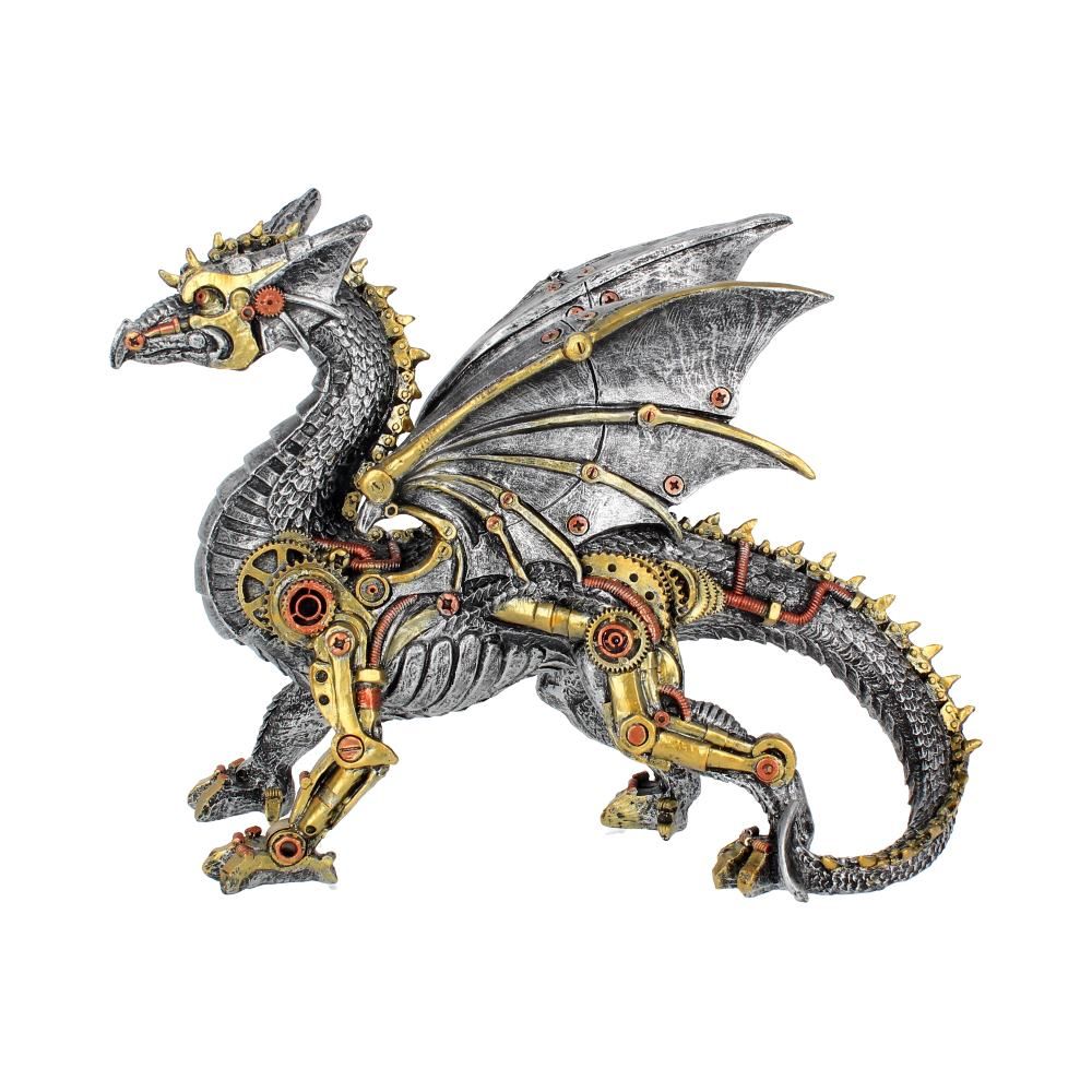 Dracus Machina 31.5cm Dracus Machina Steampunk Dragon Figurine 31.5cm