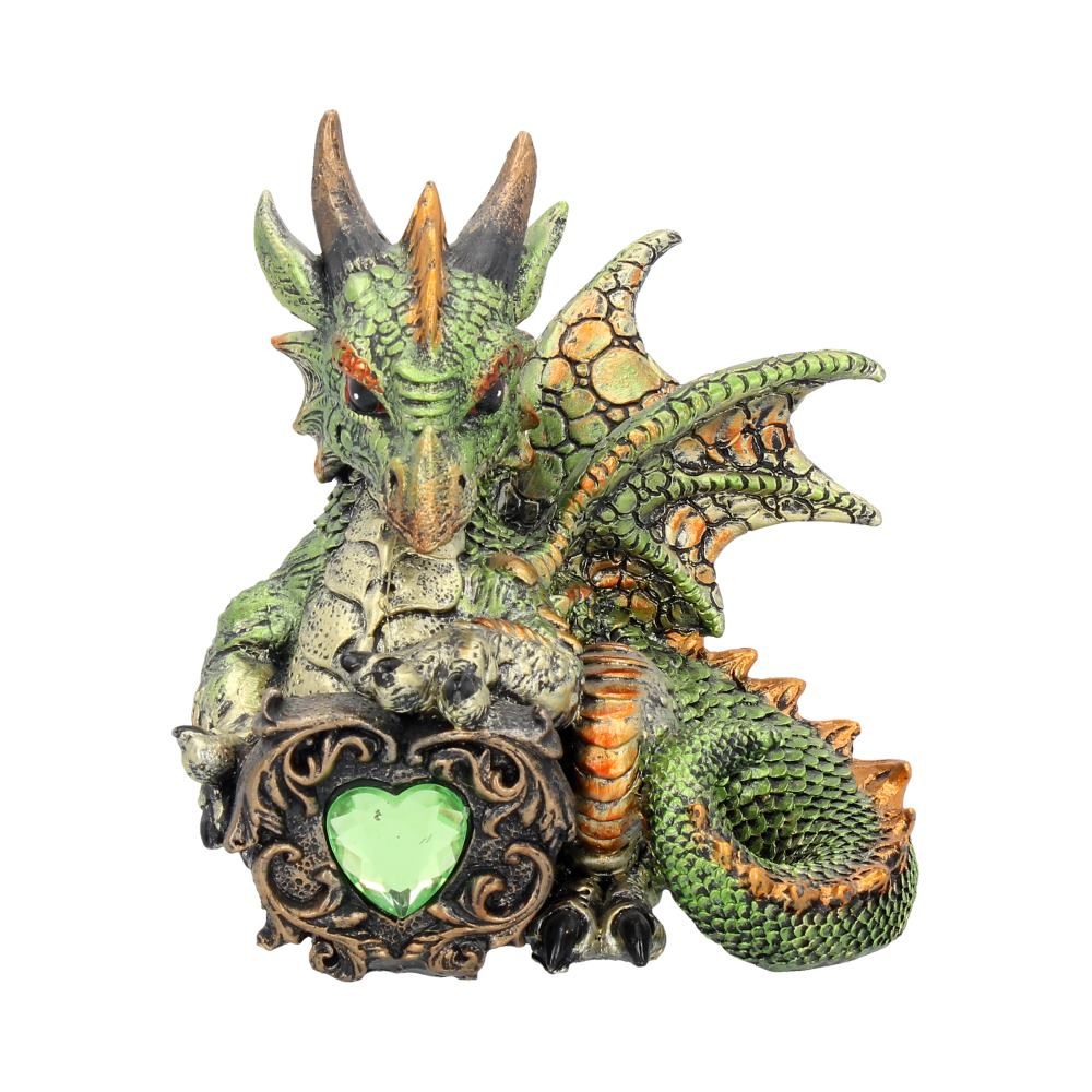 Malachite 13cm Malachite Metallic Dragon Figurine 13cm by NEMESIS NOW