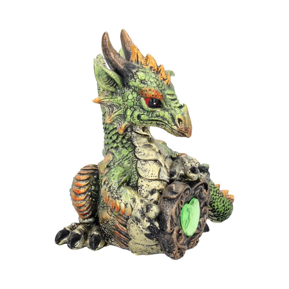 Malachite 13cm Malachite Metallic Dragon Figurine 13cm by NEMESIS NOW