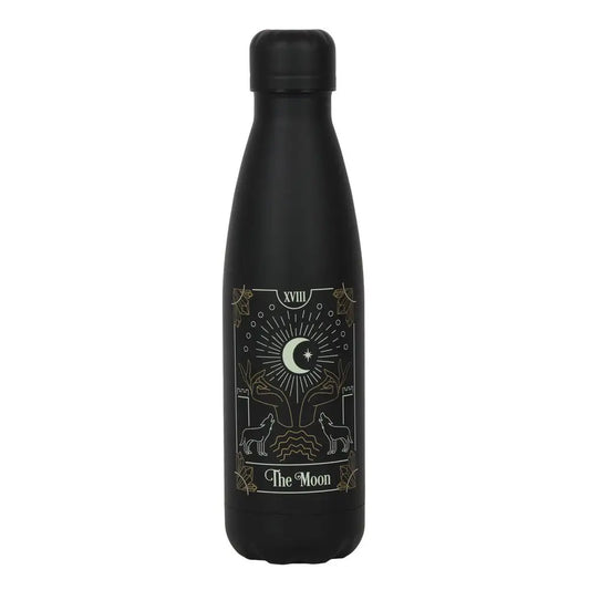Moon Tarot Metal Water Bottle - water bottle